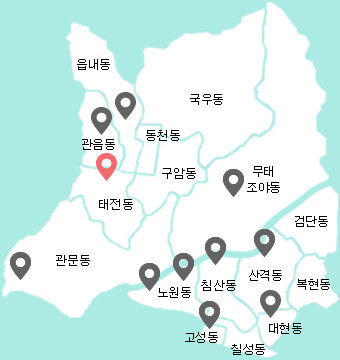 대구 북구 문화예술지도-태전도서관 이미지